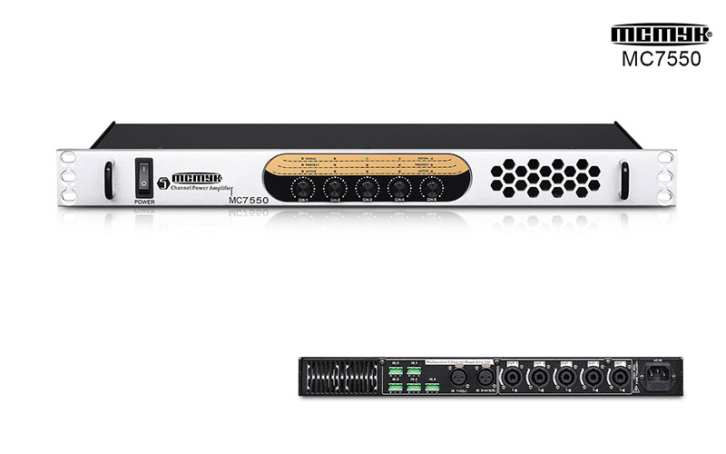 MC7550 series five-channel power amplifiers MC7550 series five-channel power amplifiers